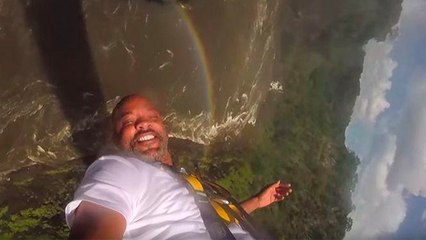 Watch: Will Smith Goes Bungee Jumping In The Grand Canyon For His 50th Birthday