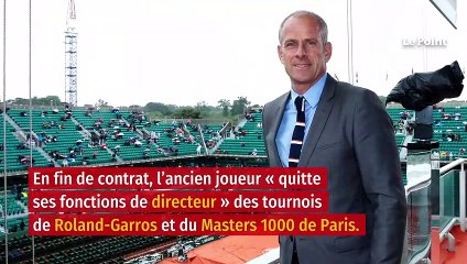 Démission de Guy Forget, patron du tournoi de tennis Roland-Garros
