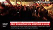 Revoir l'entrée spectaculaire d'Eric Zemmour à Lille cet après-midi au milieu de plus de 8.000 personnes dans une salle chauffée à blanc