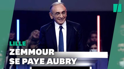 Zemmour fait siffler Martine Aubry qu'il appelle "méremptoire"