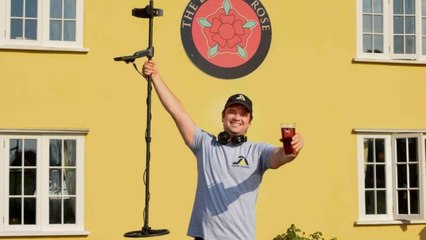 After taking a metal detector to his local pub, one man made a £100,000 discovery