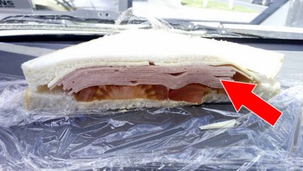 This Sandwich Looked Completely Normal Until This Man Decided To Open It Up