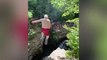 This 70-year-old shook the internet after completing this impressive cliff jump