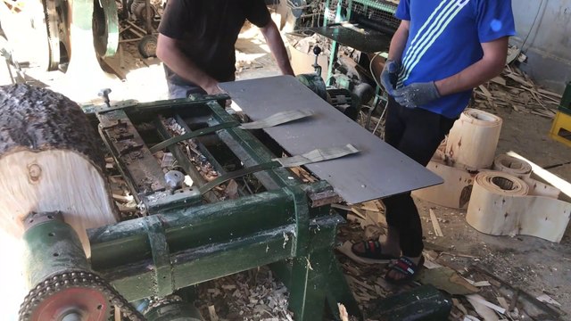 Handmade wood peeler veneer peeling machine