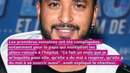 Slimane papa : il doit surveiller les battements du cœur de sa fille prématurée