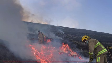 UK faces driest April yet, and Northern Ireland's Mourne Mountain was on fire