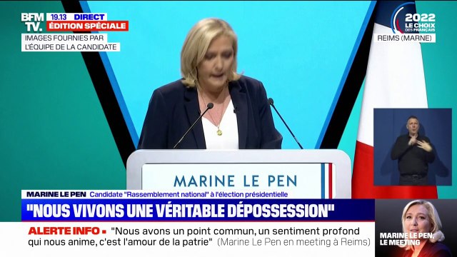 Marine Le Pen: Le quinquennat [d'Emmanuel Macron] fut un immense chaos