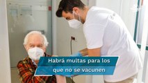 Imponen multas de hasta 85 mil pesos a quien se niegue vacunar contra Covid-19 en Austria