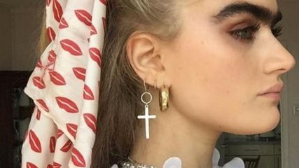 This Model Gets Sent Death Threats Because Of Her Eyebrows