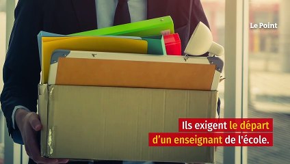 Des parents d’élèves, en colère, exigent le départ d’un enseignant