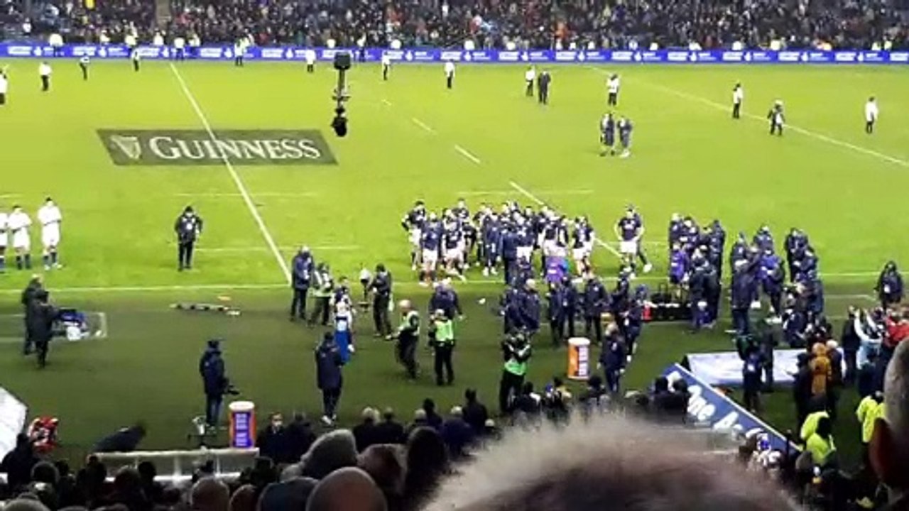 Rugby: Scotland lift the Calcutta cup at Murrayfield