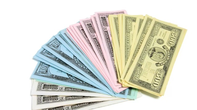 He deposited £700 in Monopoly money into his bank account