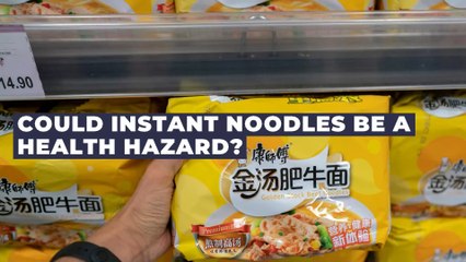 Health professionals warn instant noodles could be a health hazard