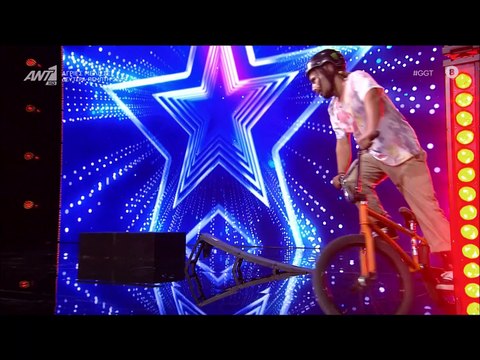 Ελλάδα έχεις Ταλέντο: Ανέβηκε στη σκηνή με το ποδήλατο και πέρασε στην επόμενη φάση!