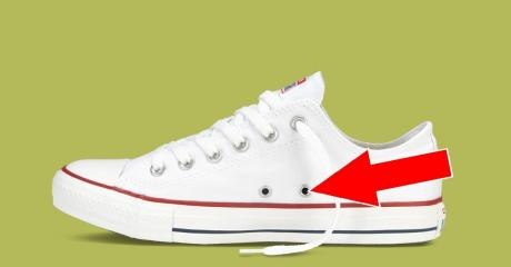 Converse: This is what the little holes on the side are for