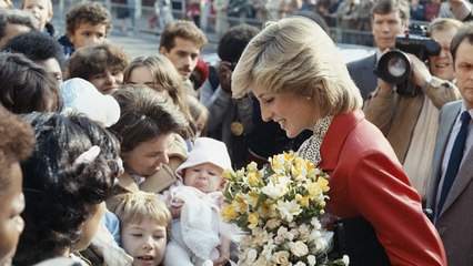 Princess Diana was once caught naked by a group of workers