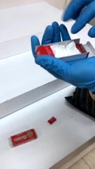 Çikolata ve sakız kutularına uyuşturucu sakladılar