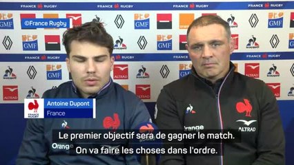 XV de France - Dupont : "Ne pas prendre l'Italie à la légère"