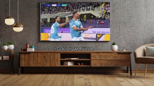 VIDEO - FIORENTINA-LAZIO 0-3 - I GOL DI IMMOBILE (2) E MILINKOVIC CON LE URLA DI ZAPPULLA