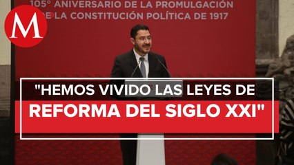 Conmemoran el 105 aniversario de la Promulgación de la Constitución Política de 1917