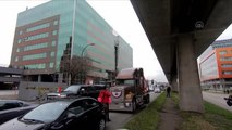 VANCOUVER - Kanada'da 'özgürlük konvoyu' protestosu