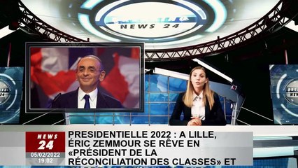 Président 2022 : A Lille, Eric Zemour rêve de devenir 'Président de la réconciliation des classes' e
