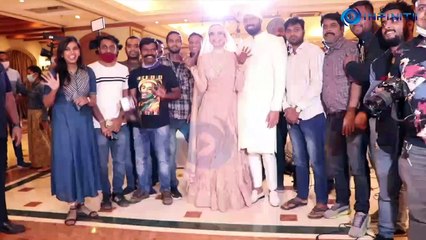 Karishma Tanna Photo Up With Media At Her Wedding Ceremony