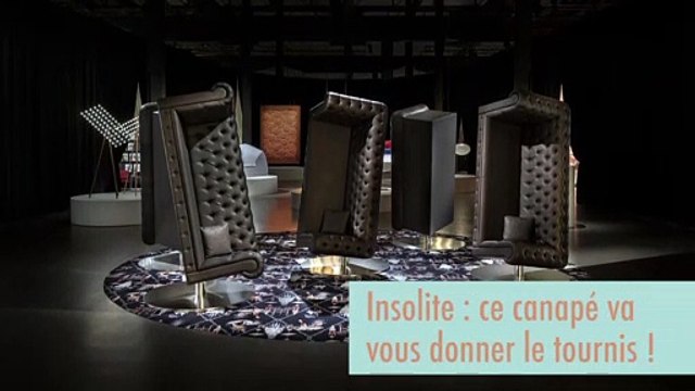 Le journal de la maison - Insolite : ce canapé va vous donner le tournis