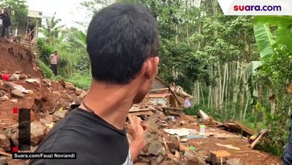 Satu Keluarga di Cianjur Tertimbun Longsor, Dua Anak Meninggal Dunia
