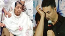 Lata Mangeshkar Demise:लता जी के निधन की खबर से टूटे Akshay Kumar ,ऐसे दी नम आंखों से श्रद्धांजलि
