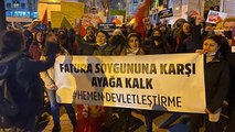 İstanbul'da elektrik faturası eylemi