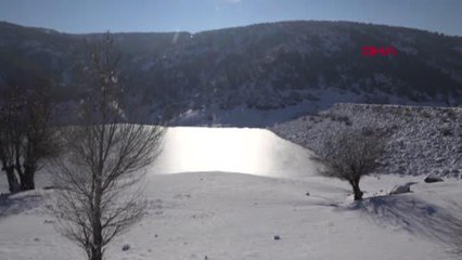 GÖKÇEBAĞ GÖLETİ DONDU