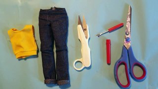 Doll Clothes Repair Fix - Self Adhesive Velcro - How to fix velcro doll clothes