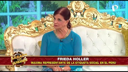 Frieda Holler en “Cenando con Andrés”