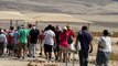 Tourists During Visit at Masada National Park, Israel