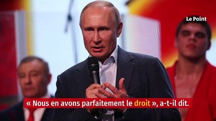 Скачать видео: Ukraine : Poutine menace ses rivaux occidentaux d’une réponse « militaire »