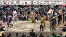 Terunofuji vs Tamawashi - Hatsu 2022, Makuuchi - Day 6