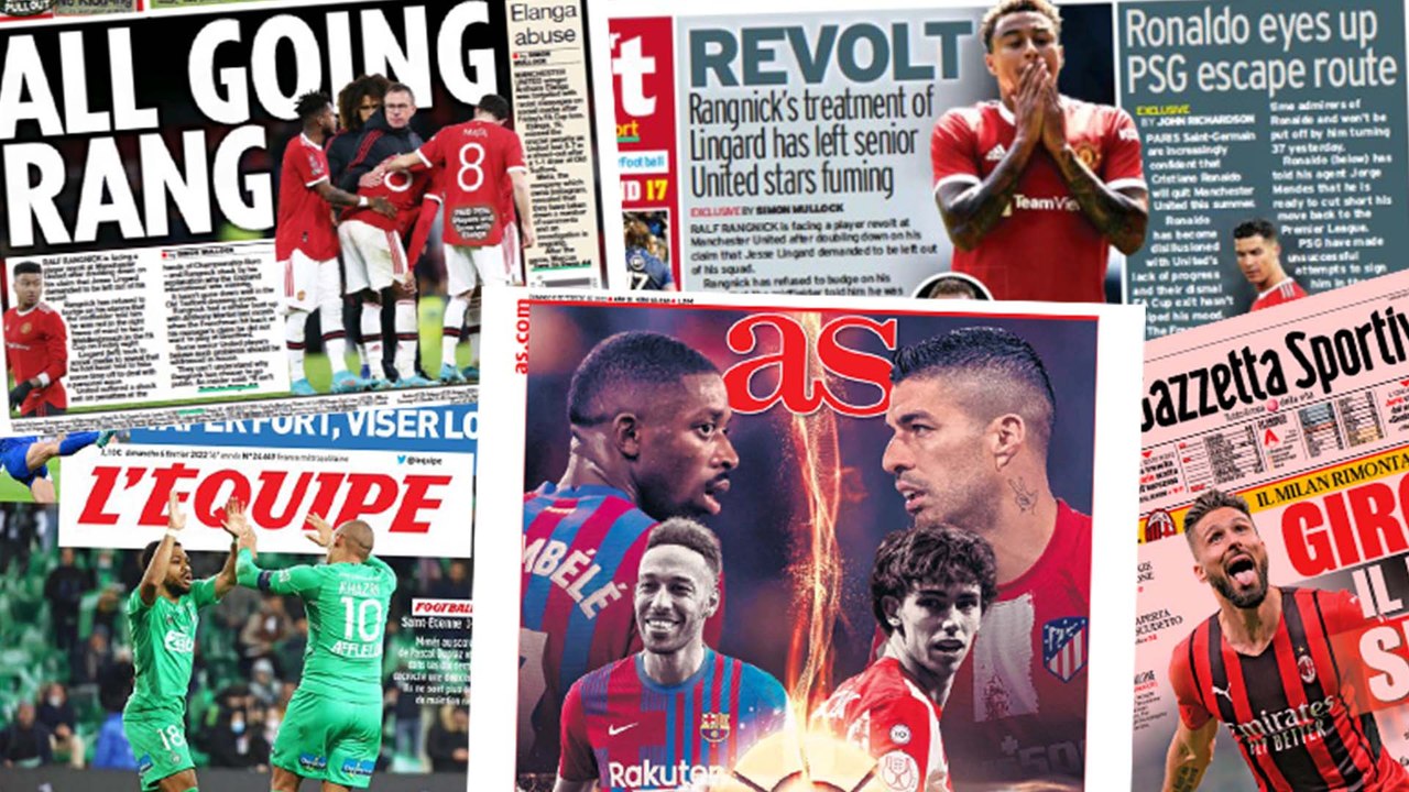 Cristiano Ronaldo veut quitter Manchester United pour le PSG rapidement,  le choix de Xavi de rappeler Ousmane Dembélé impressionne la presse espagnole
