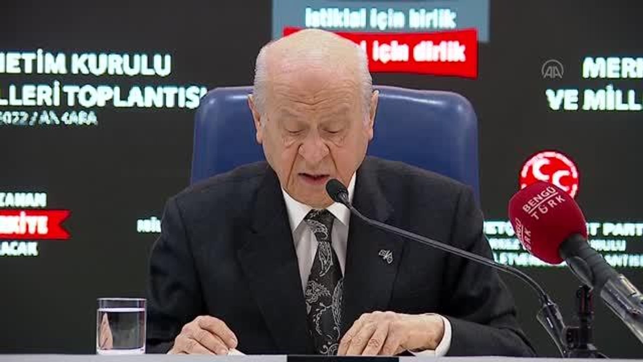 Bahçeli: "(Avrupa Konseyinin Kavala kararı) Bu sözde karar, Türkiye'nin hukuk gücüne ve demokrasi güvenliğine suikasttir"