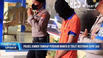Polres Jember Tangkap Tersangka Perekam Wanita di Toilet Restoran Cepat Saji