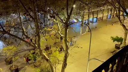 Inseguridad en la ronda de Sant Antoni de Barcelona