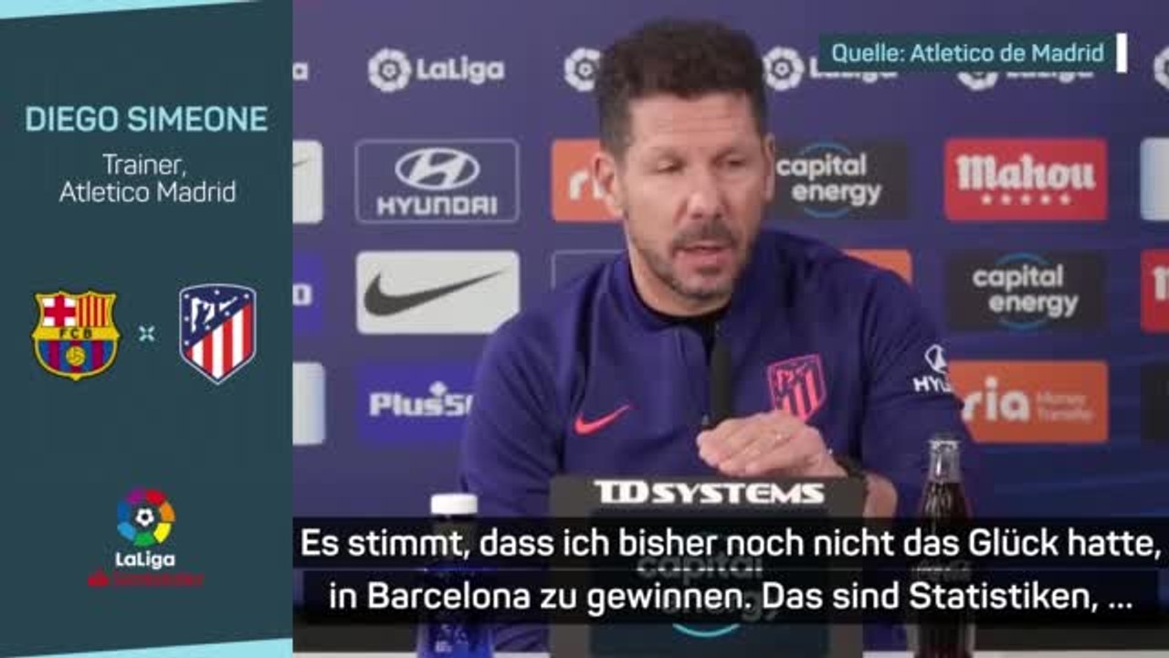 Simeone: “Statistiken sind zum Brechen da”