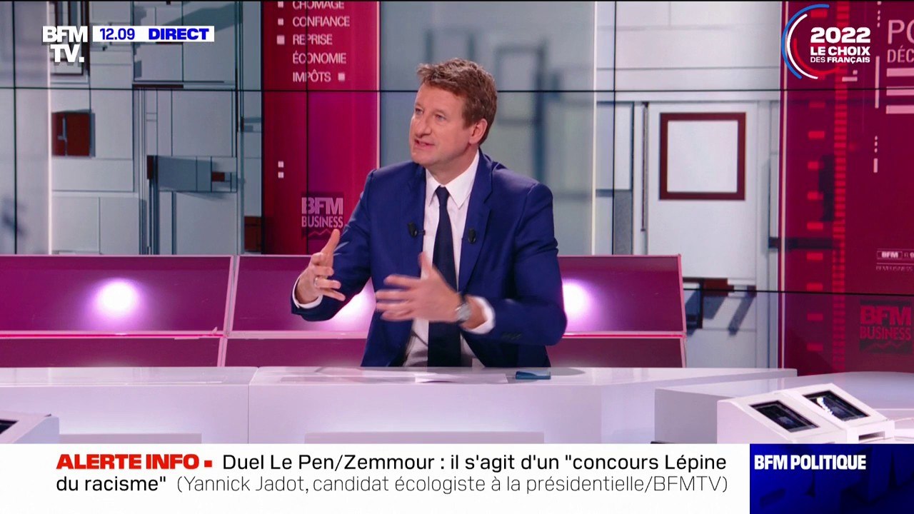 Yannick Jadot: "Le climat et l'effondrement du vivant sont nos priorités, les grands défis de l'humanité"