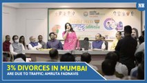 Amruta Fadnavis says 3% divorces in Mumbai are due to traffic; Sena MP laughs