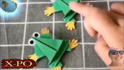 ✂KAĞITTAN  KURBAĞA YAPIYORUZ