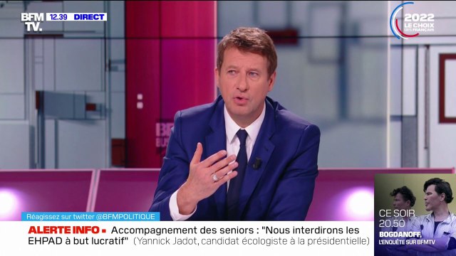 Sécurité: Yannick Jadot souhaite sortir de la politique du chiffre, qui est une politique de communication