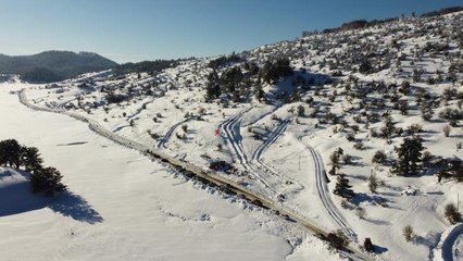Abant'ta sömestir tatilinin son gününde ziyaretçi yoğunluğu yaşandı