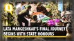 Lata Mangeshkar's Mortal Remains Taken to Shivaji Park, State Honours Begin | The Quint