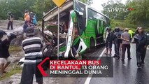 Kecelakaan Bus di Bantul, 13 Orang Meninggal Dunia