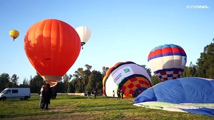 Festival de balões de ar quente em Peñaflor